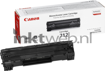 Canon 712 zwart Combined box and product