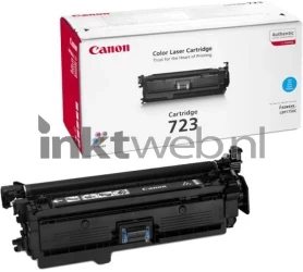 Canon 723 cyaan Combined box and product