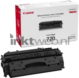Canon 720 zwart Combined box and product