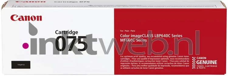 Canon 075 M magenta Front box
