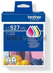Brother LC-527VAL zwart en kleur Front box