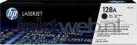 HP 128A (Opruiming halve twinpack) zwart