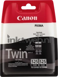 Canon PGI-525BK twinpack zwart Front box