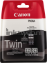 Canon PGI-525BK twinpack zwart high-res transparant front blister
