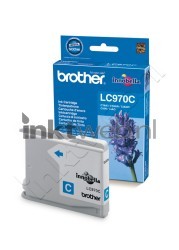 Brother LC-970C cyaan Combined box and product