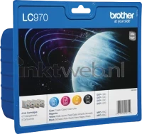 Brother LC-970 multipack (MHD 09.25) zwart en kleur