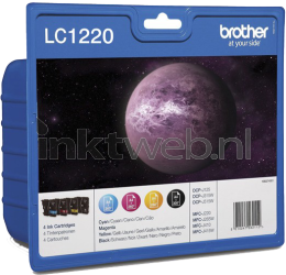 Brother LC-1220 Multipack zwart en kleur Front box