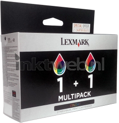 Lexmark 1 Twin Pack kleur Front box