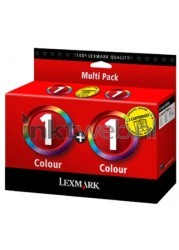 Lexmark 1 Twin Pack kleur Front box
