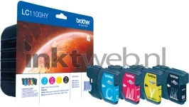 Brother LC-1100HY Multipack zwart en kleur