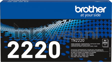 Brother TN-2220 zwart Front box