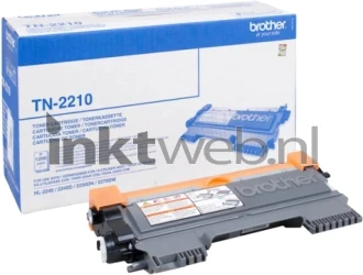 Brother TN-2210 zwart Combined box and product