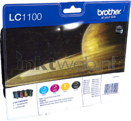 Brother LC-1100 Multipack zwart en kleur Front box