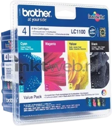 Brother LC-1100 Multipack zwart en kleur Front box