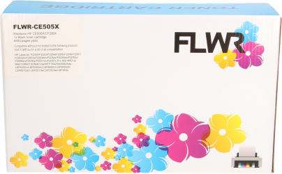 FLWR HP CE505X zwart Front box