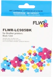 FLWR Brother LC-985BK zwart Front box