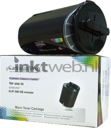 Huismerk Samsung CLP-350BK zwart Combined box and product