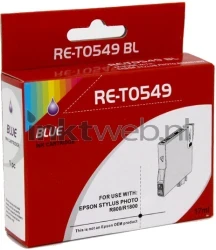 Huismerk Epson T0549 blauw Front box