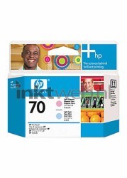 HP 70 printkop licht cyaan en licht magenta Front box