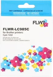 FLWR Brother LC-985C cyaan Front box