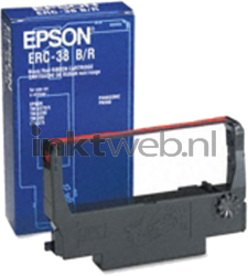 Epson ERC-38BR zwart en rood Combined box and product