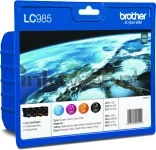 Brother LC-985 Multipack zwart en kleur