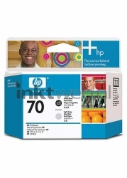 HP 70 printkop zwart en licht grijs Front box