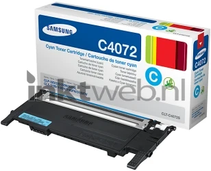 Samsung CLT-C4072S cyaan Combined box and product