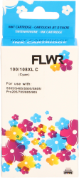 FLWR Lexmark 100XL cyaan Front box
