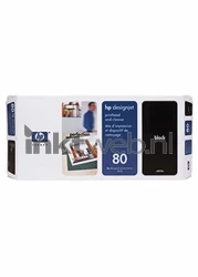 HP 80 printkop zwart Front box