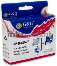 Huismerk Epson T0344 geel Front box