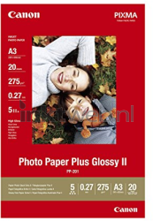 Canon  PP-201 Fotopapier Plus Glans | A3 | 260 gr/m² 20 stuks Front box
