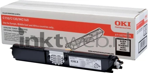 Oki C110/C130/MC160 HC Toner zwart Product only