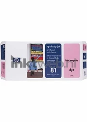 HP 81 printkop en printkopreiniger licht magenta Front box