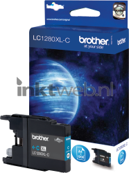 Brother LC-1280C cyaan Combined box and product