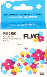 FLWR Canon PGI-35 BK zwart Front box