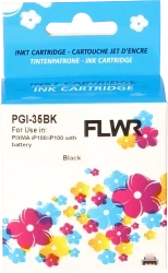 FLWR Canon PGI-35 BK zwart Front box