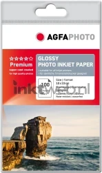 Agfa  Premium fotopapier Glans | 10x15 | 240 gr/m² 100 stuks Front box