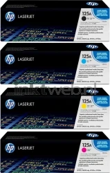 HP 125A Multipack zwart en kleur Front box