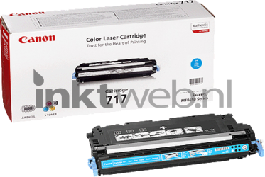 Canon 717 cyaan Combined box and product