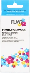 FLWR Canon PGI-525BK zwart Front box