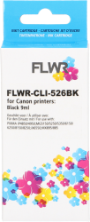 FLWR Canon CLI-526BK zwart Front box