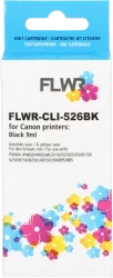 FLWR Canon CLI-526BK zwart Front box