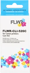 FLWR Canon CLI-526C cyaan Front box