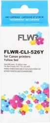 FLWR Canon CLI-526Y geel Front box