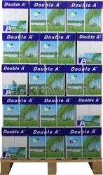 Double A Premium A4 Papier 200 pakken (80 grams) wit Front box