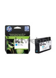 HP 951XL cyaan Combined box and product