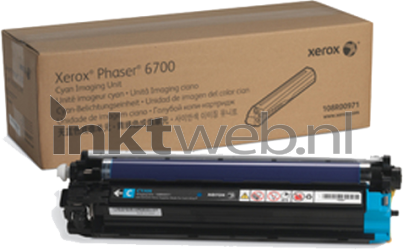 Xerox Phaser 6700 cyaan Combined box and product
