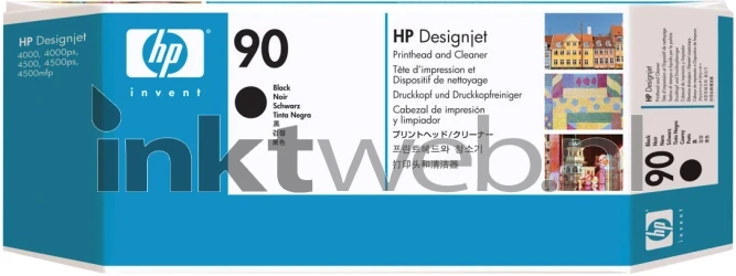 HP 90 printkop zwart Front box