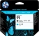 HP 91 printkop mat zwart en cyaan (Origineel)